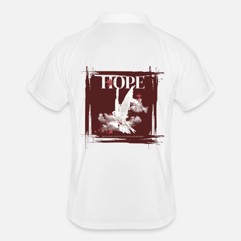 Hope - Romans 15:13 Men's Polo breathable