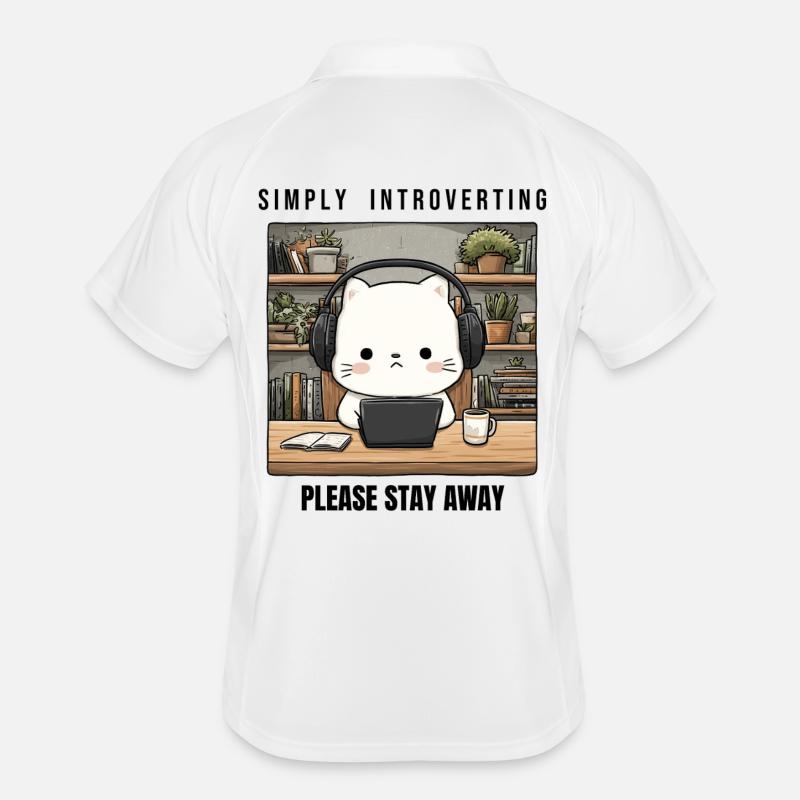 Introverted Men's Polo breathable