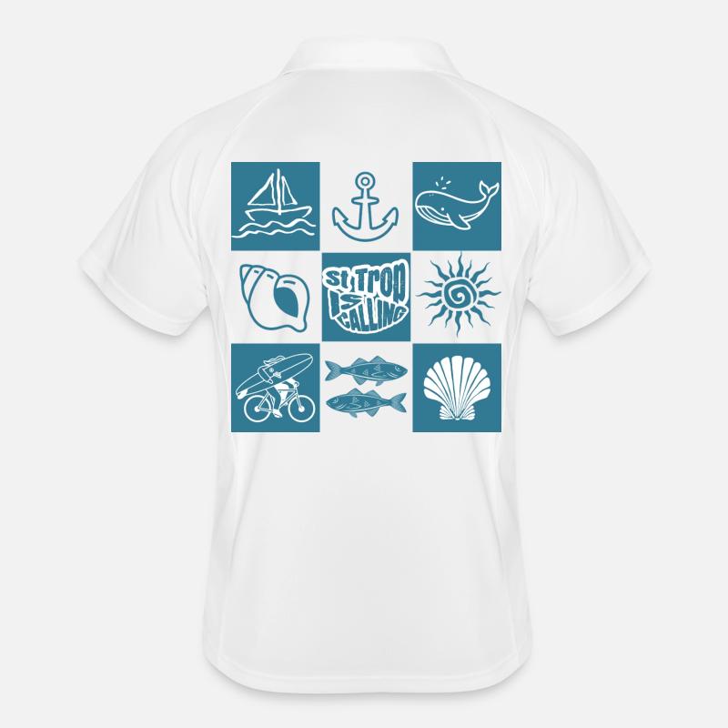 St Trop is calling Men's Polo breathable
