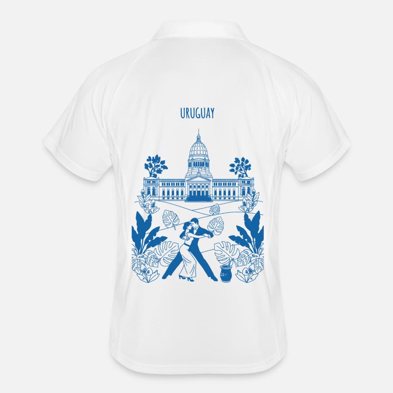 Uruguay Capitol Tango Men's Polo breathable