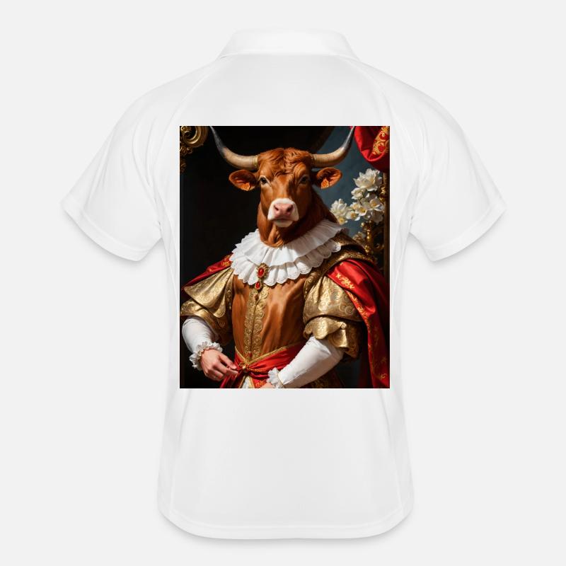 Taureau majestueux – roi du Baroque Polo respirant Homme