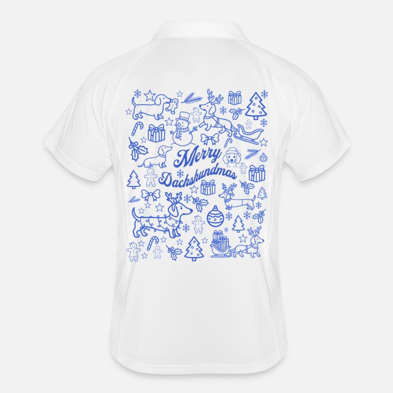 Joyeux teckels Polo respirant Homme