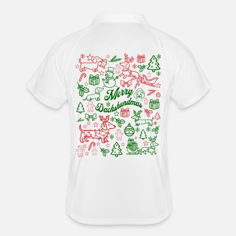 Joyeux Noël Polo respirant Homme