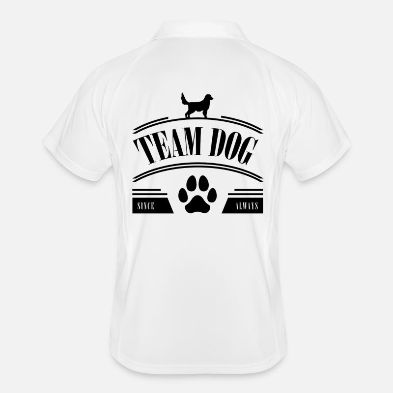 Chien d’équipe Polo respirant Homme
