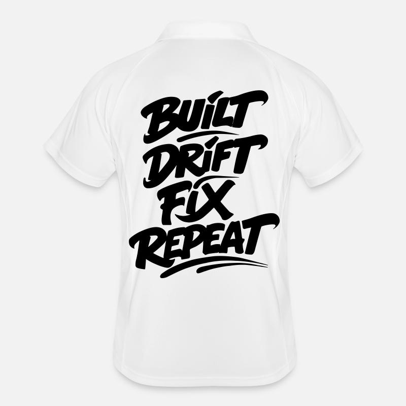 Build Drift Fix Repeat v2 Polo respirant Homme