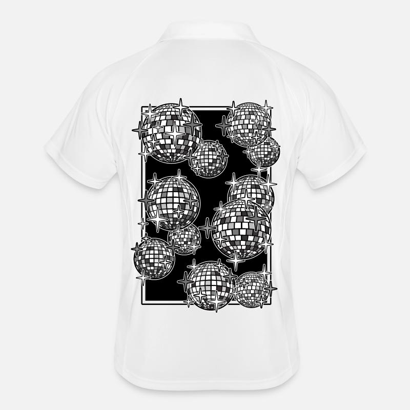 Boules miroir avec fond Polo respirant Homme