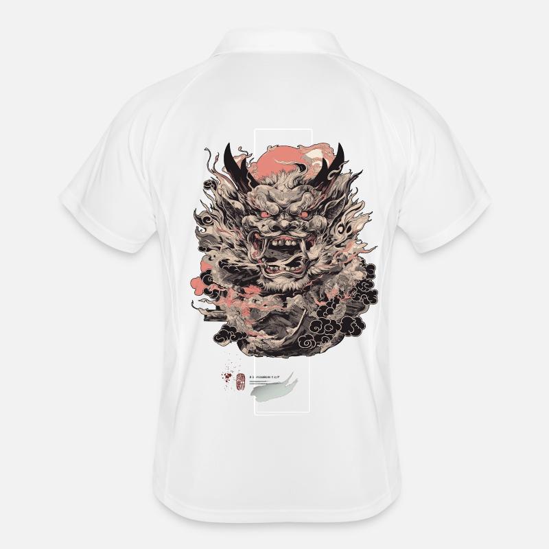 Oni Rising - Japan Mask Samurai Men's Polo breathable