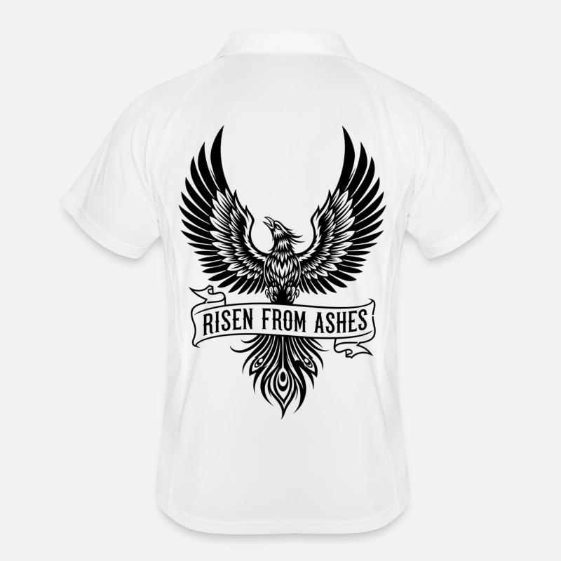 Phoenix Risen From Ashes Men's Polo breathable