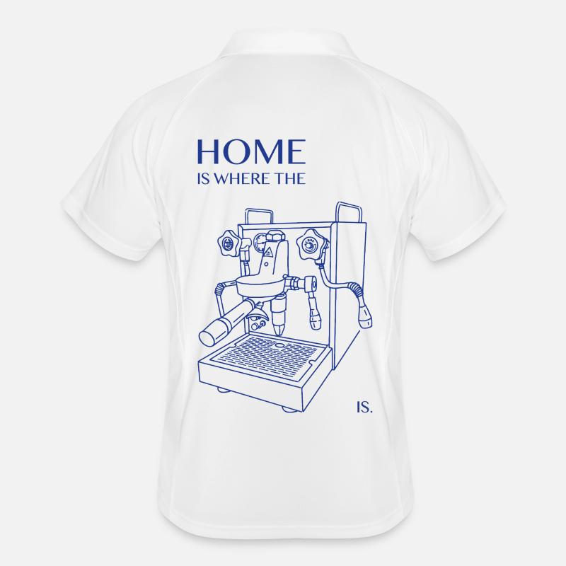 Design Siebträger Männer Polo atmungsaktiv