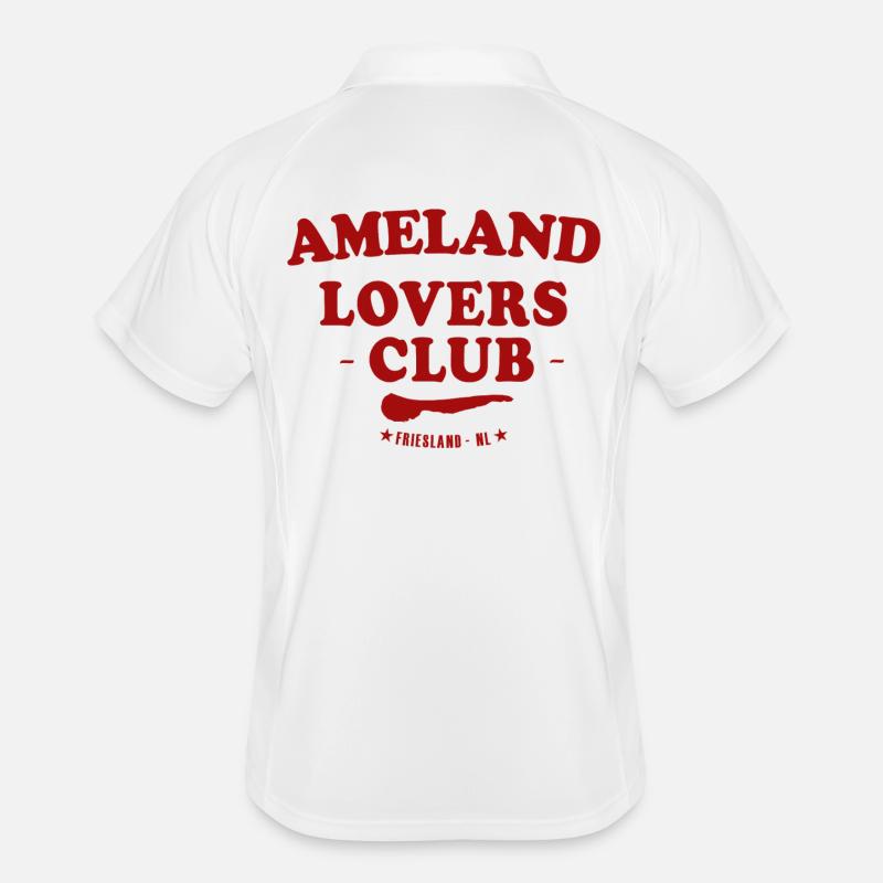 Ameland Lovers Club Männer Polo atmungsaktiv