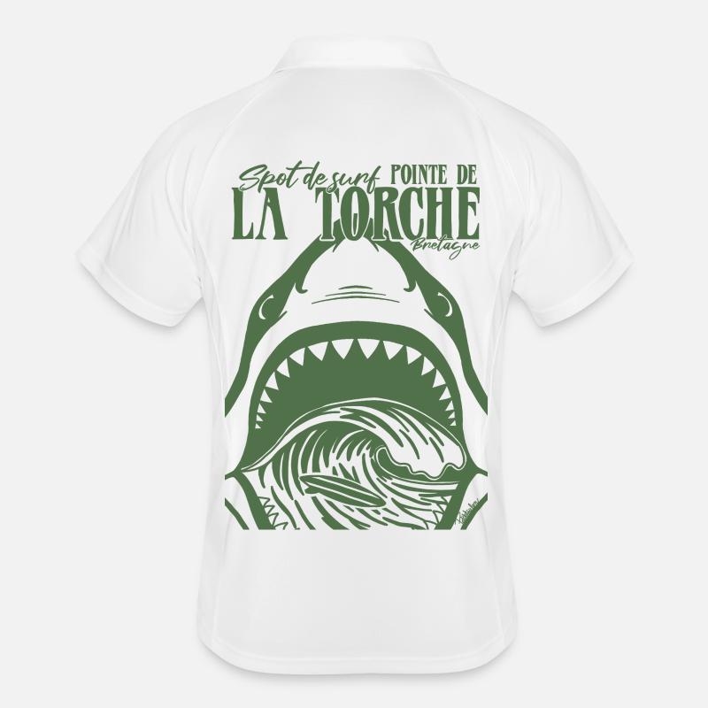 La Torche Surf Requin Bretagne Polo respirant Homme