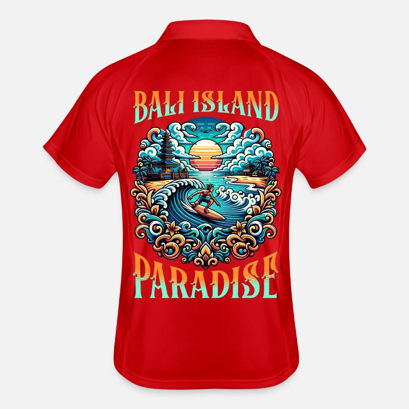 bali island Männer Polo atmungsaktiv
