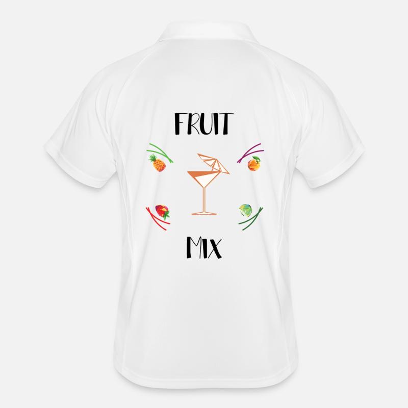 Mélange de fruits Polo respirant Homme