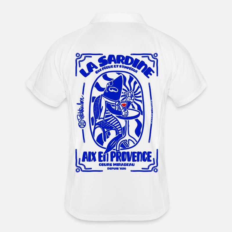 Sardine Aix En Provence Polo respirant Homme