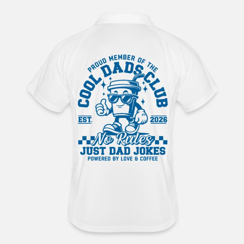 Cool Dads Club - Dad 2026 Gift Men's Polo breathable