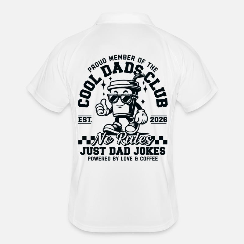Cool Dads Club - Dad 2026 Gift Men's Polo breathable