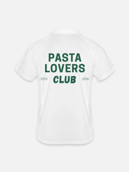 Club des Amateurs de Pâtes - Polo respirant Homme - blanc/marine - Dos