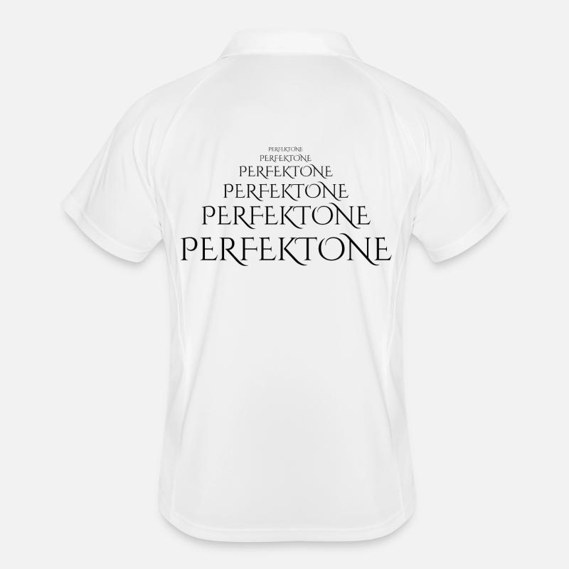 Dégradé abstrait avec géométrie Polo respirant Homme