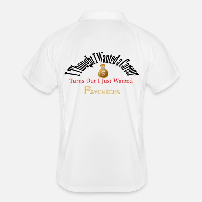 Just for Paychecks Men's Polo breathable