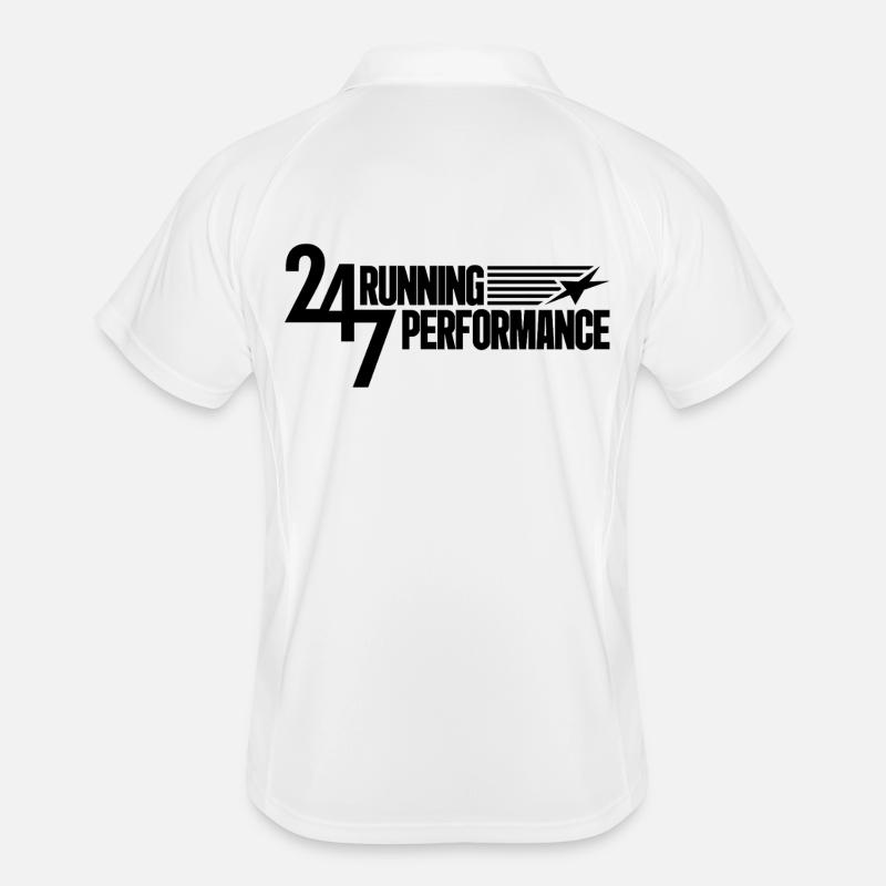 247 running performance Männer Polo atmungsaktiv