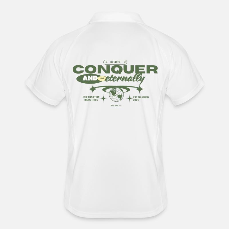 Conquer Men's Polo breathable