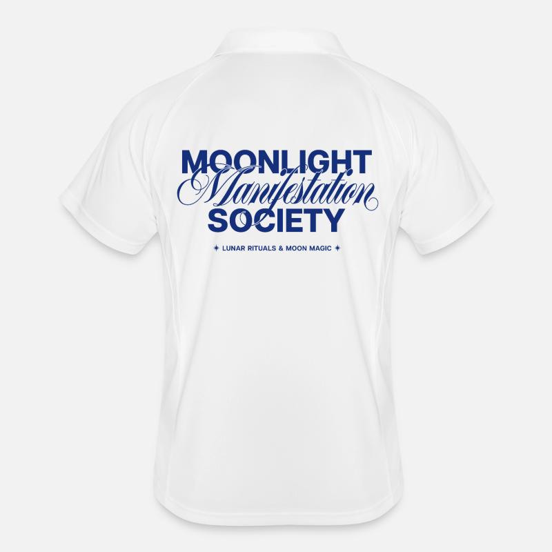 Société de la Manifestation au Clair de Lune Polo respirant Homme