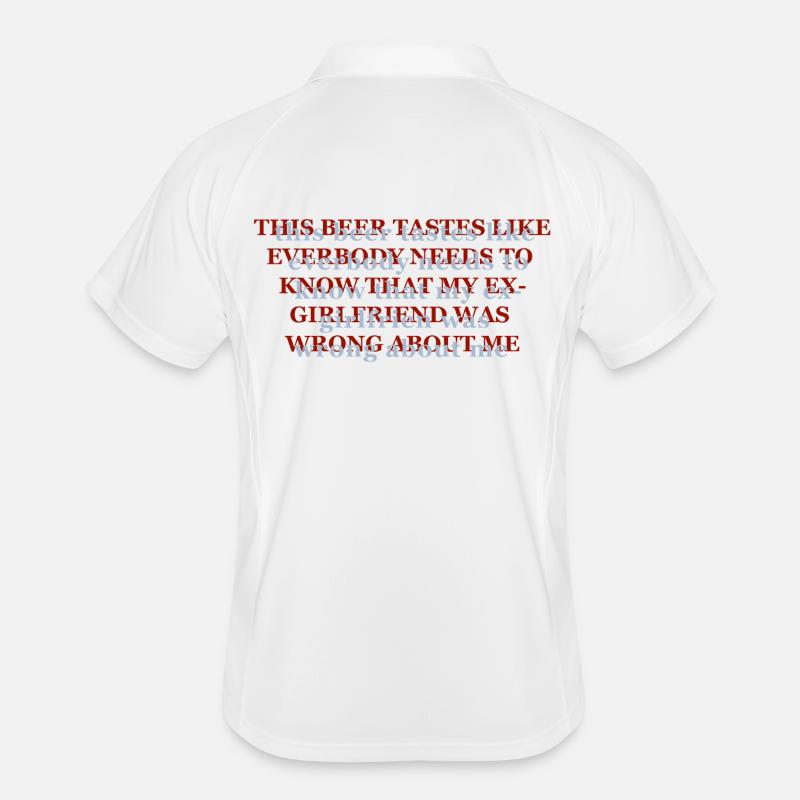 Dieses Bier scheckt wichtig  Männer Polo atmungsaktiv