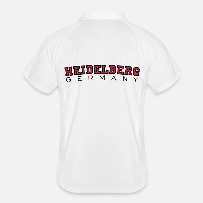 Heidelberg Germany Red/Black Men's Polo breathable