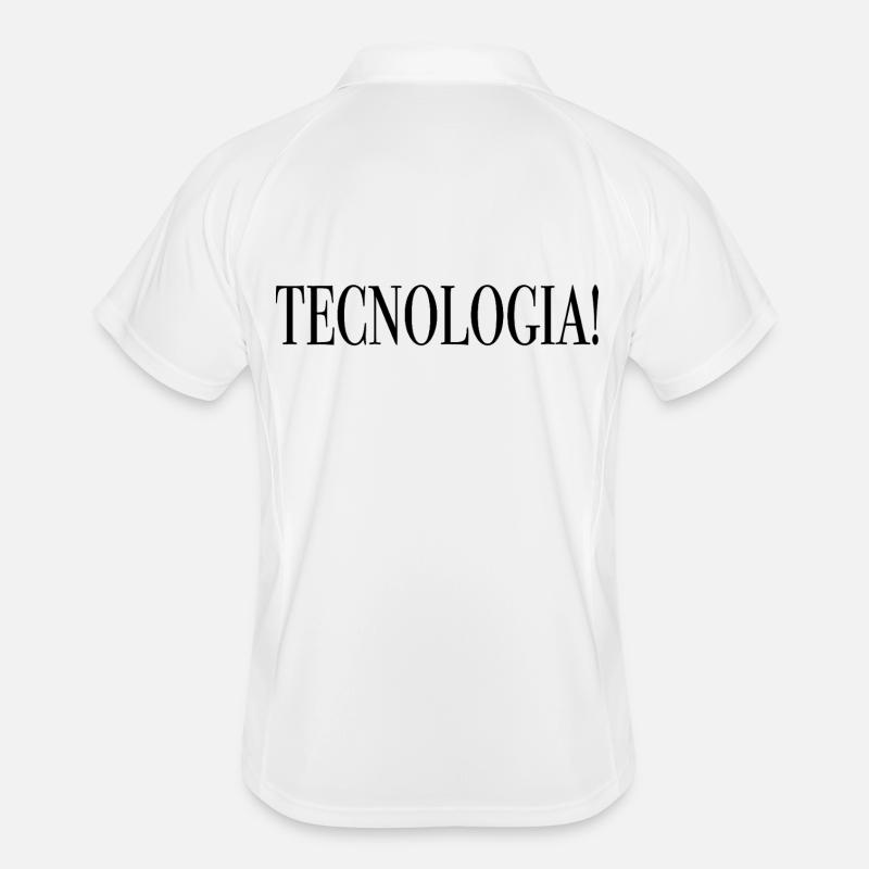 Tecnologia schwarz Männer Polo atmungsaktiv