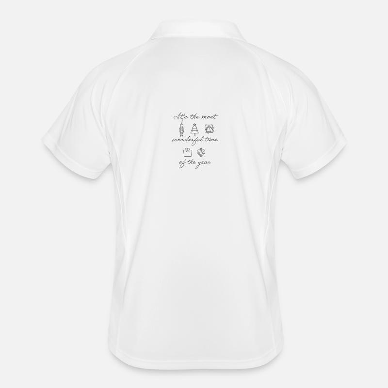 Merveilleux temps de Noël Polo respirant Homme