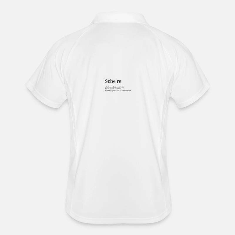 Schere Männer Polo atmungsaktiv