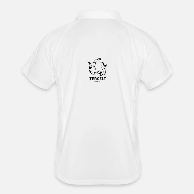 TERCELT Coast élégance marine et celte Polo respirant Homme
