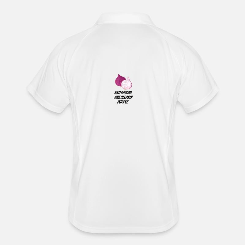 Red Onions are Purple Polo respirant Homme