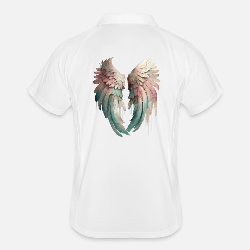 Angel s wings Men's Polo breathable