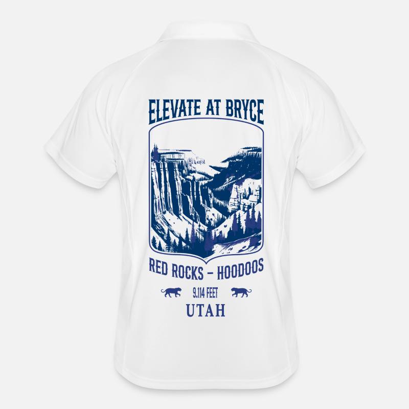 Elevate at Bryce - Navy Men's Polo breathable