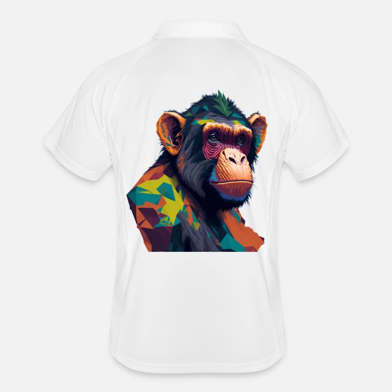Chimpanzé Polo respirant Homme