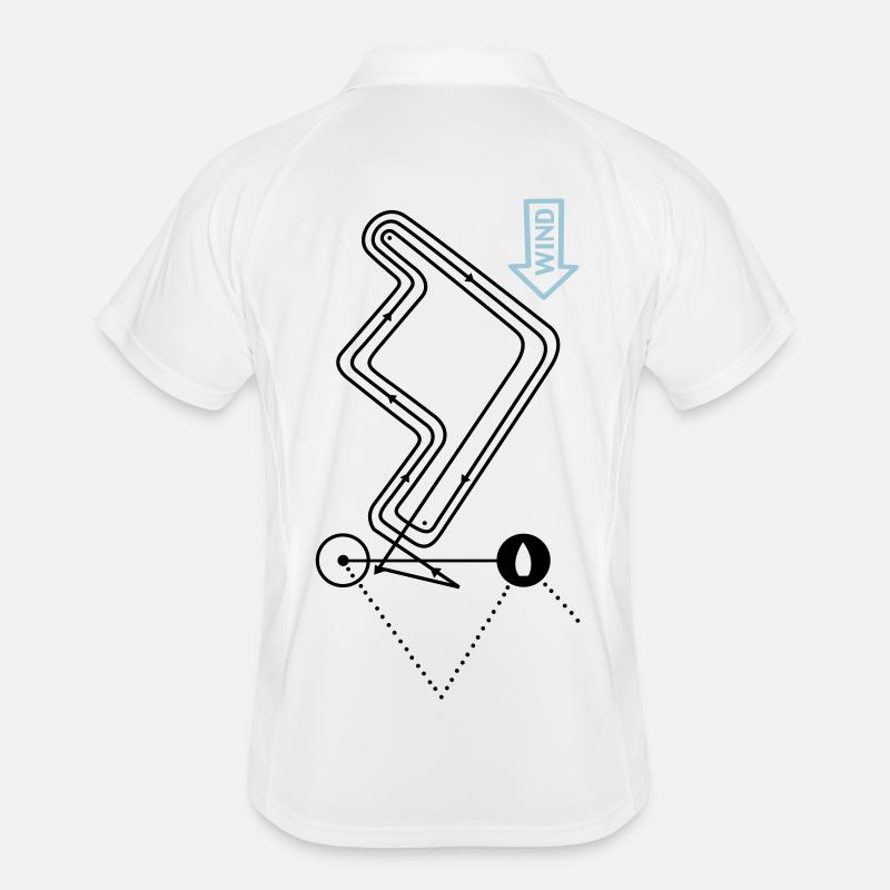 Parcours de régate Parcours de régate Parcours de voile Polo respirant Homme