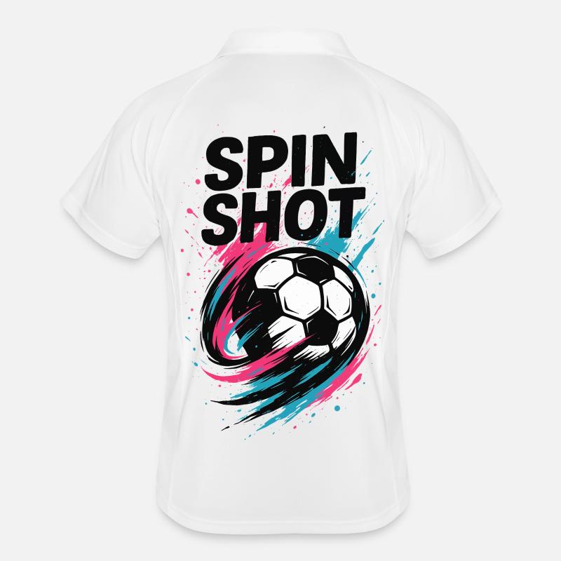 Handball Spin Shot, Trickwurf, Torwurf Kunst Männer Polo atmungsaktiv