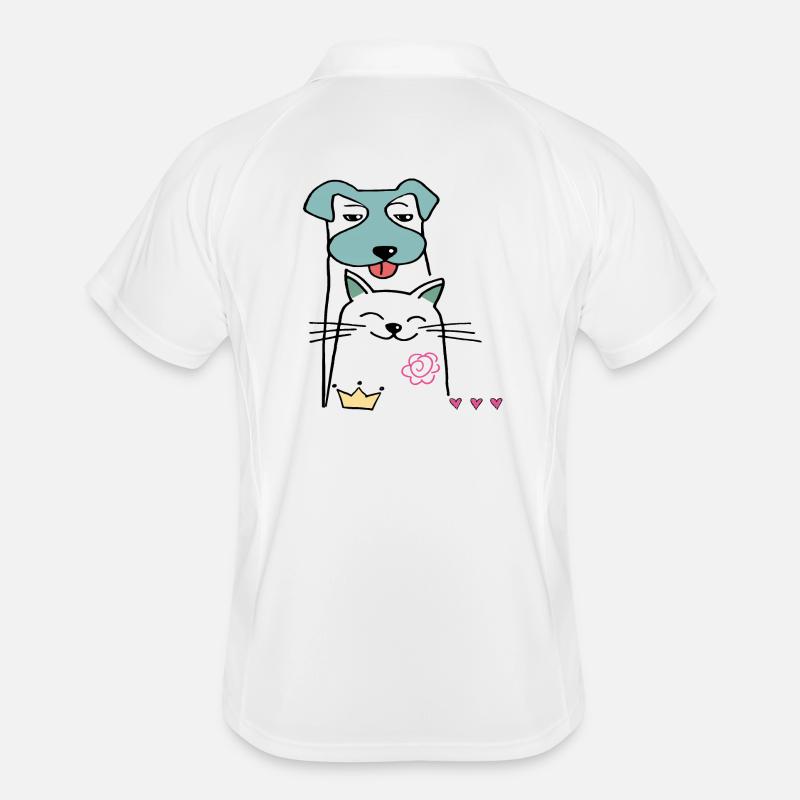Chien et chat Polo respirant Homme