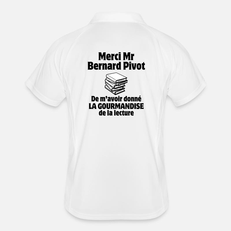 lecture, dictée, orthographe Polo respirant Homme