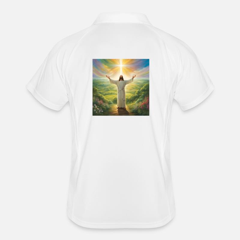 Jésus, catholique Jésus-Christ Polo respirant Homme