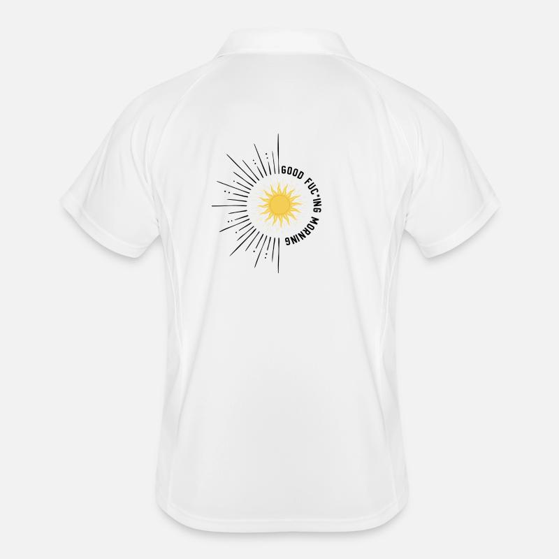 Bon de design matinal Polo respirant Homme