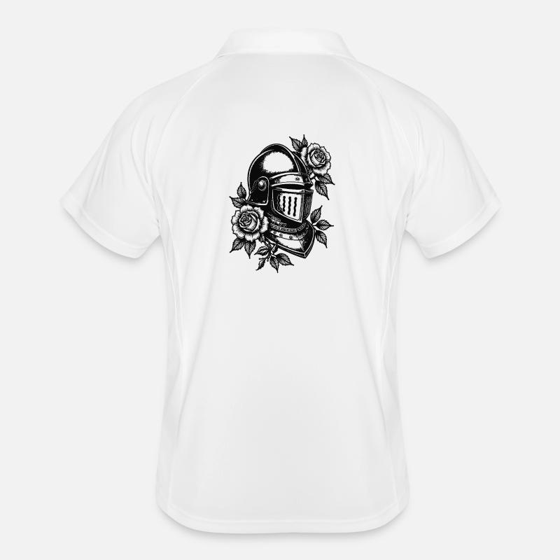 Casque du Chevalier Rose Polo respirant Homme