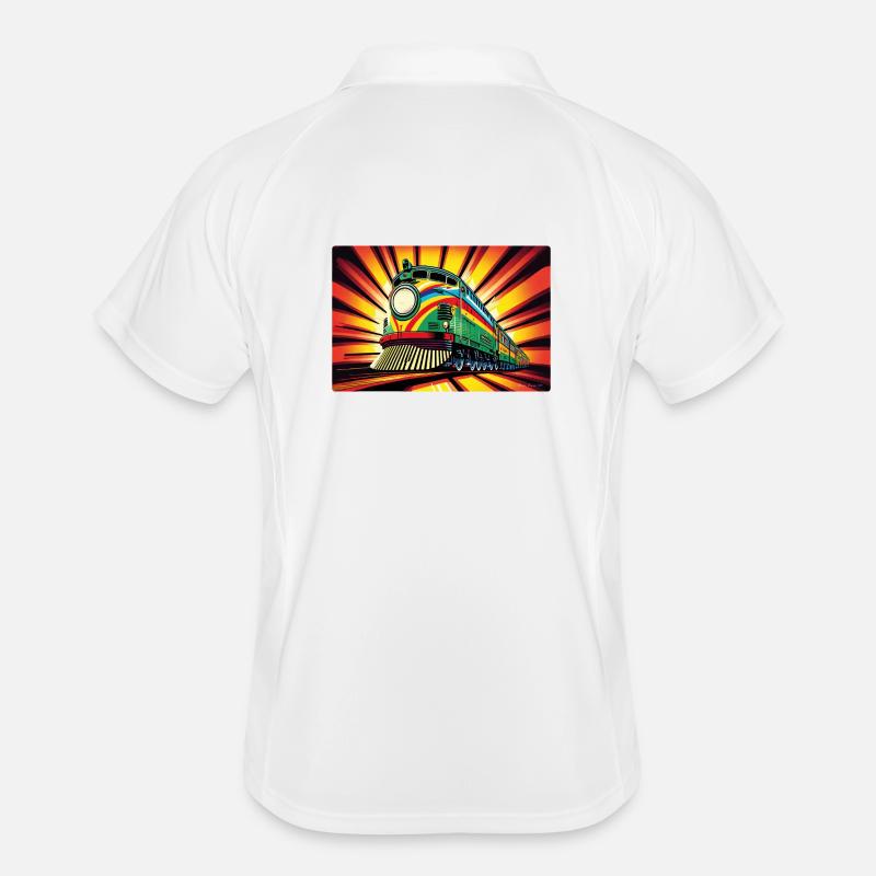 Train in Pop Art Men's Polo breathable