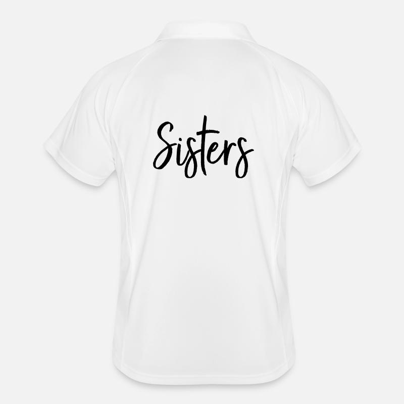 Sisters beste Freundin Partnerin Geschenk Männer Polo atmungsaktiv