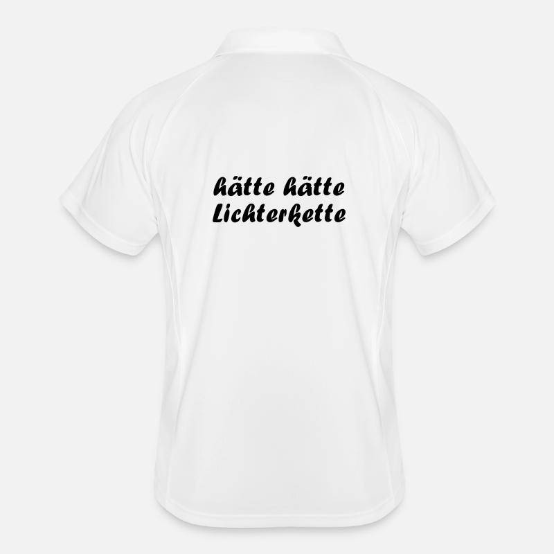 Lichterkette Männer Polo atmungsaktiv