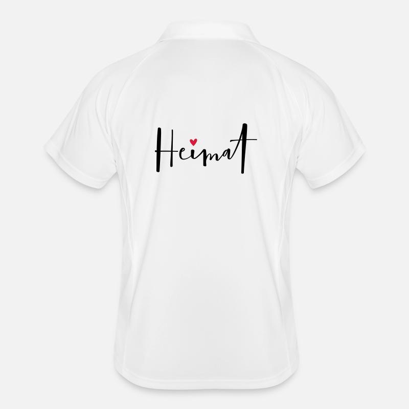 Home I Home At Home Coeur Cadeau Polo respirant Homme