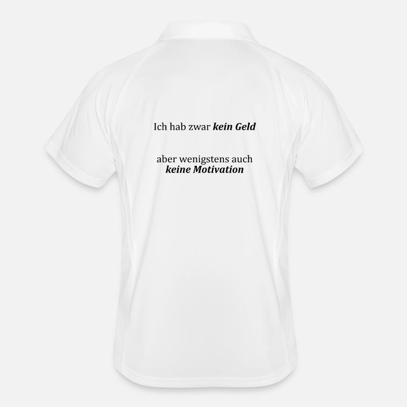 L’université dit « pas d’argent, pas de motivation » Étudiants Polo respirant Homme