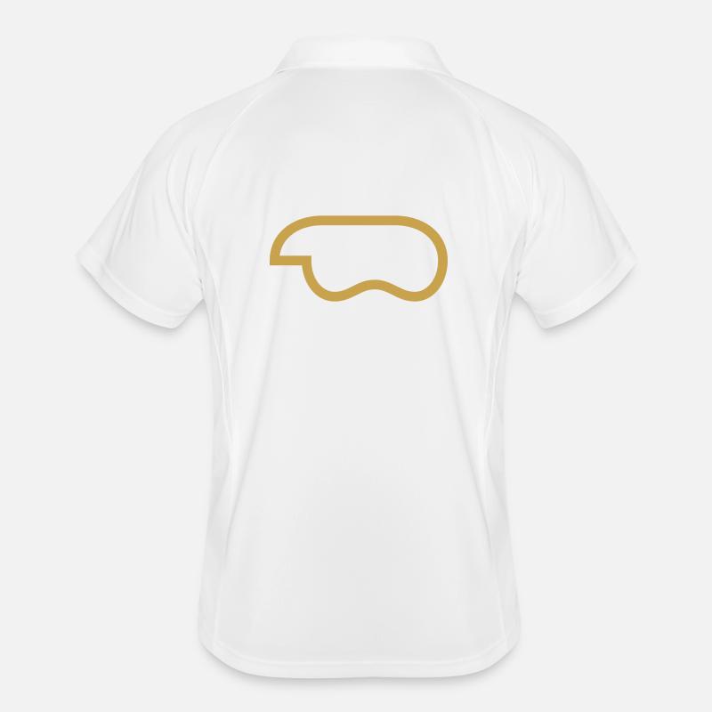 controller-outline-gold Männer Polo atmungsaktiv