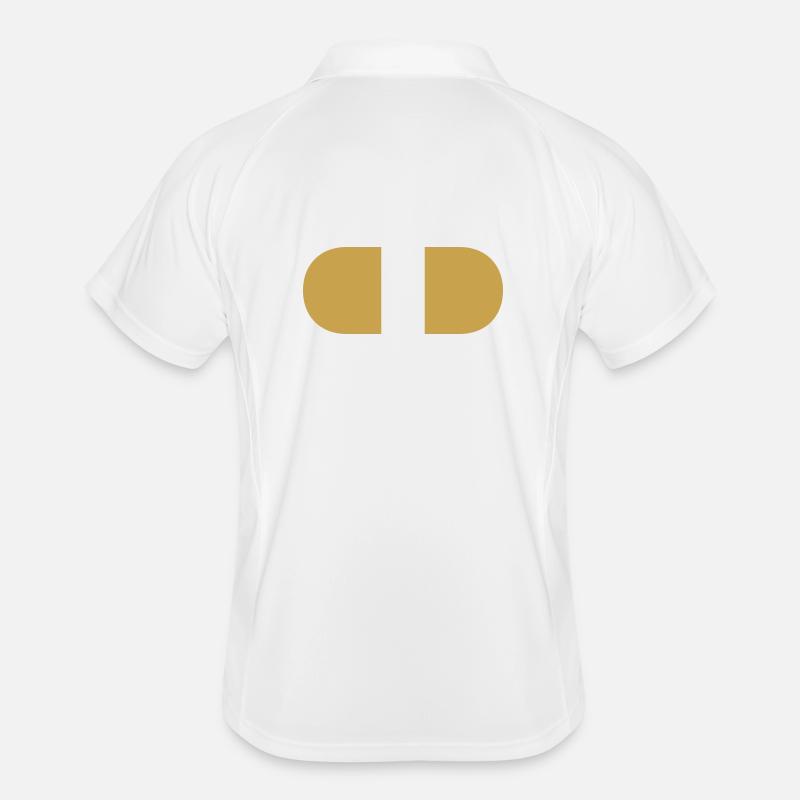 Controller Split Gold Men's Polo breathable